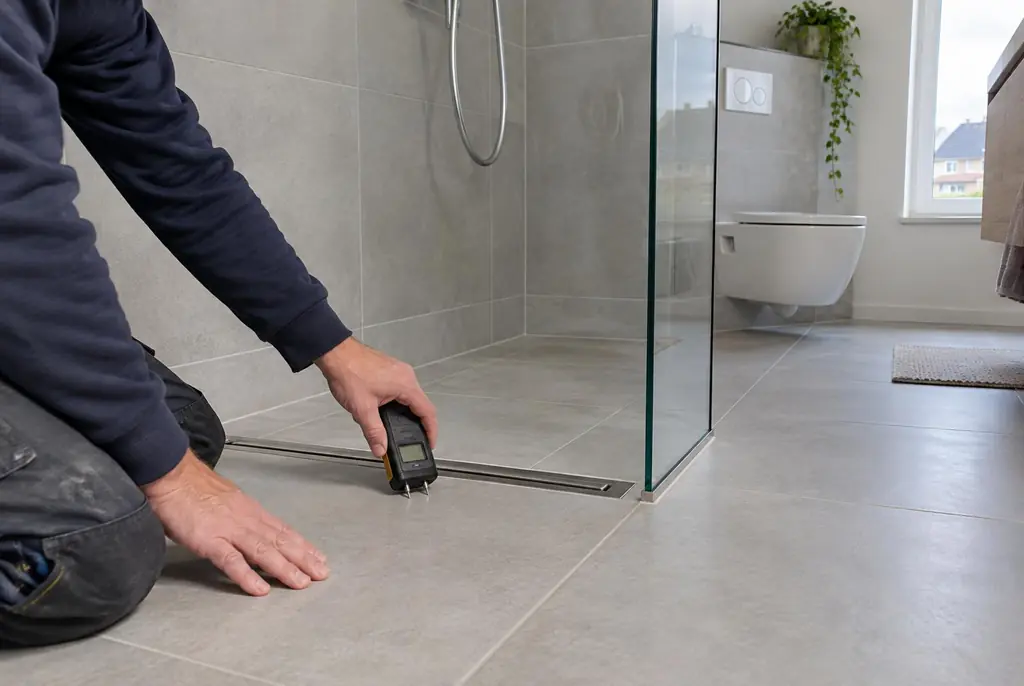 Lekdetectie Hilversum – badkamer in een nieuwbouwwoning